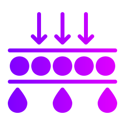 filtración icono