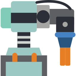 Robot arm icon