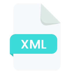 extensión xml icono