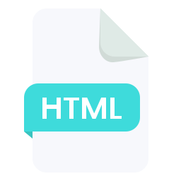 html 확장자 icon