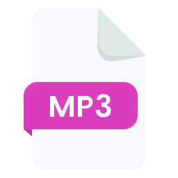 archivo de audio mp3 icono