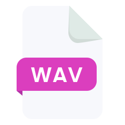 extensión wav icono