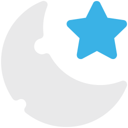 halloweenowy księżyc ikona