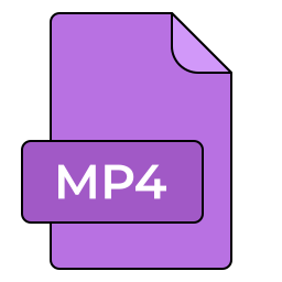 Mp4 extension icon