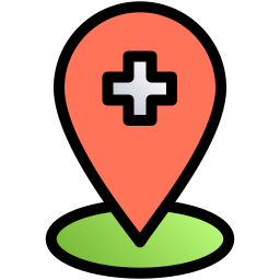 Hospital location icon