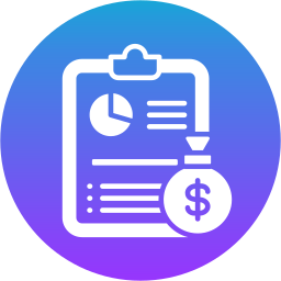 Financial report icon