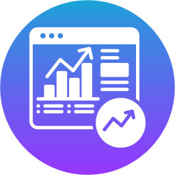 Forecast analytics icon