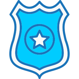 distintivo de polícia Ícone