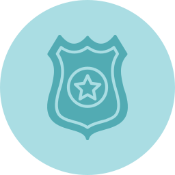 Police badge icon