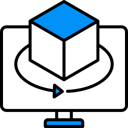 3d-weergave icoon