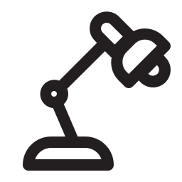 Desk lamp icon