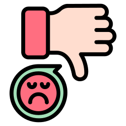 Bad feedback icon