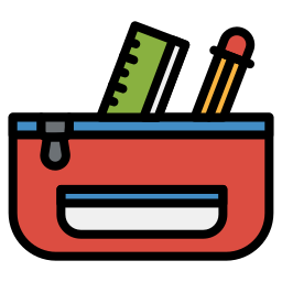 Pencil case icon