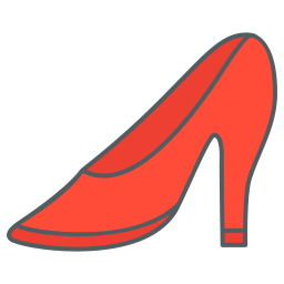 Heeled shoes icon