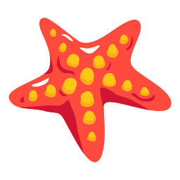 Sea star icon