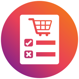 Shopping list icon