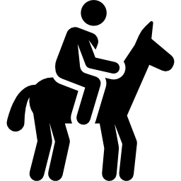 passeios a cavalo Ícone