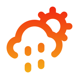 Cloud-sun-rain icon