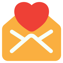 courrier d'amour Icône