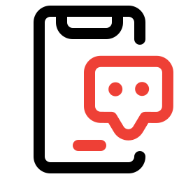 Mobile chat icon