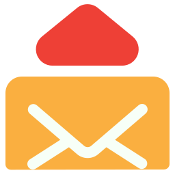 invio di posta icona