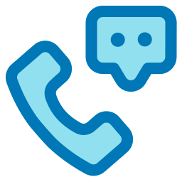 telefonisch chatten icoon