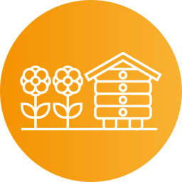 caja de abejas icono