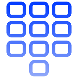 pavé numérique Icône