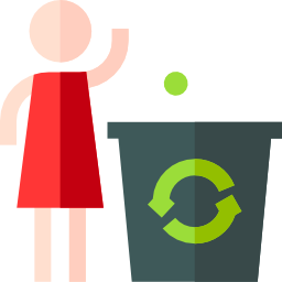 Recycling bin icon