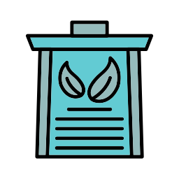 Trash bin icon