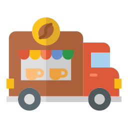camion di cibo icona
