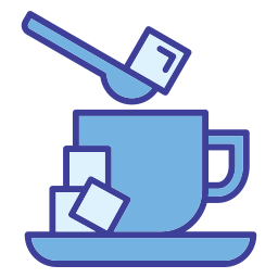 Sugar cubes icon