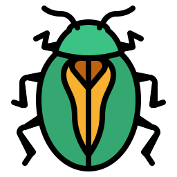 Жук-листоед иконка
