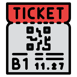 Movie ticket icon