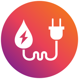 Water energy icon