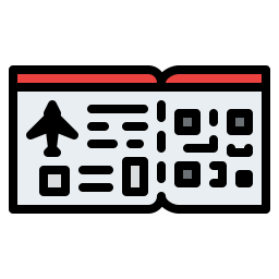 Ticket airline icon
