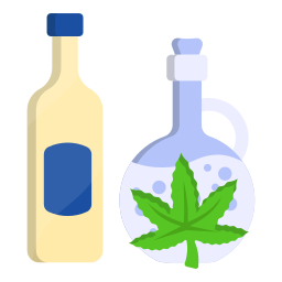 aceite de cannabis icono