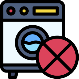 No wash icon