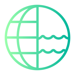 Oceans day icon