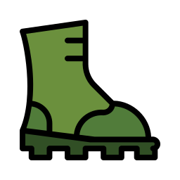 botas militares icono