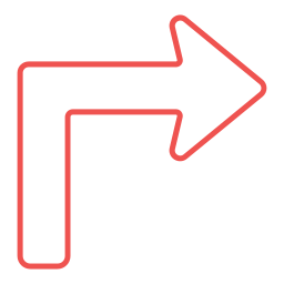 Turn right icon