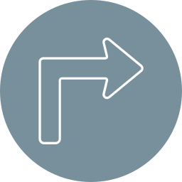 Turn right icon