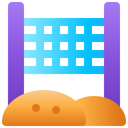 Volley net icon