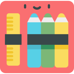 Pencil case icon