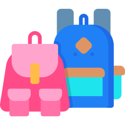 paquete de bolsas icono