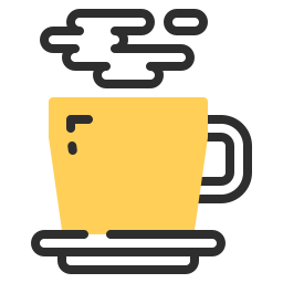 Hot coffee icon