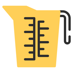 Measuring cup icon