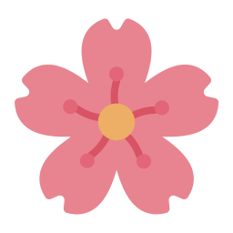 fleur de cerisier Icône