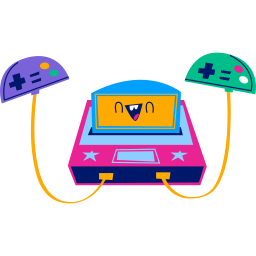 Video game sticker