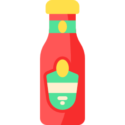 bouteille de ketchup Icône